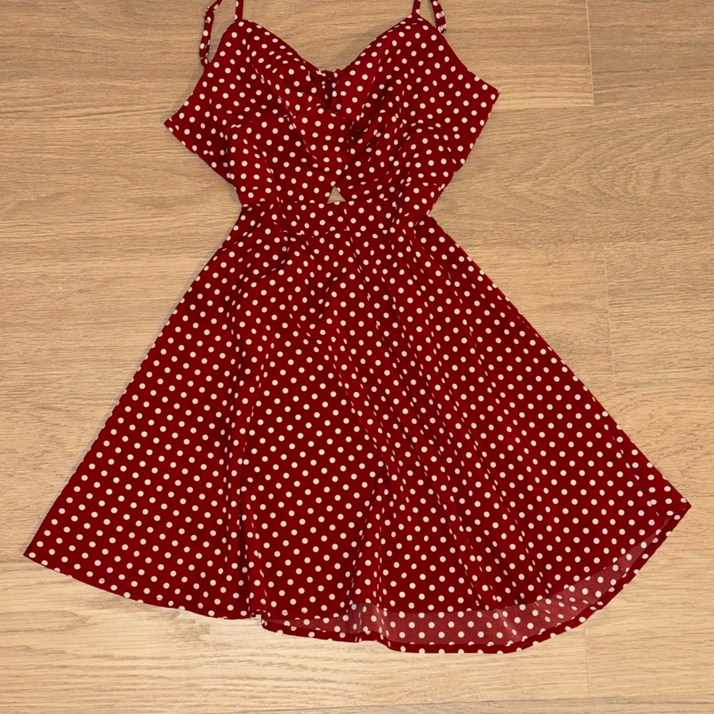 Red Polka Dot Dress